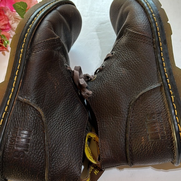 Doc MARTENS Chukka boots SUSSEX Size 9 BROWN LEATHER ANKLE DESERT BOOTS Low - Picture 5 of 17